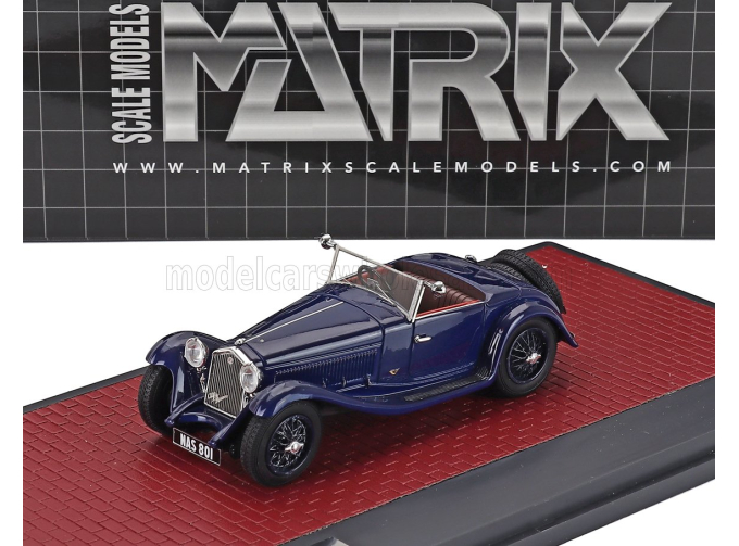ALFA ROMEO 6C 1750SV Figoni Spider Cabriolet Open (1932), blue