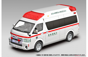 Сборная модель Toyota Hi-Ace Ambulance