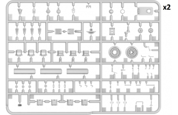 Сборная модель диорама - полевой ремонт немецкого танка - Курск 1943