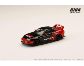 TOYOTA Supra (JZA80) 2000 Yokohama Advan Color, black/red