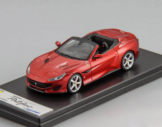 Ferrari Portofino with open roof (rosso portofino)