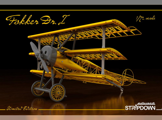 Сборная модель Fokker Dr.I STRIPDOWN