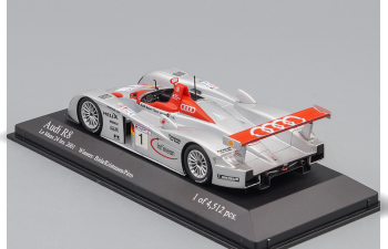 AUDI R8 Winner Le Mans #1 2001, silver