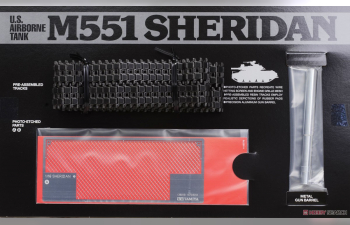 Сборная модель M551 Sheridan Display Only Kit