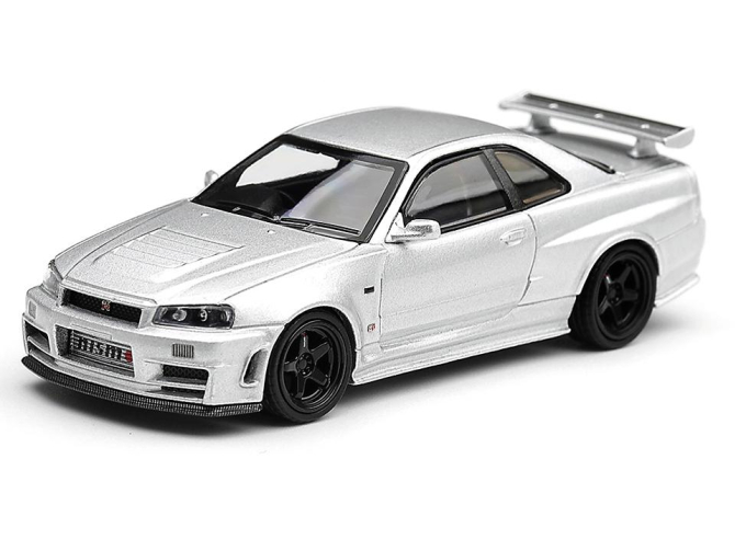 NISSAN Skyline GT-R (R34) Z-Tune (1999), silver metallic
