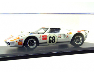 FORD GT40 68 6th LM 1969 R.Joest - H.Kelleners, white