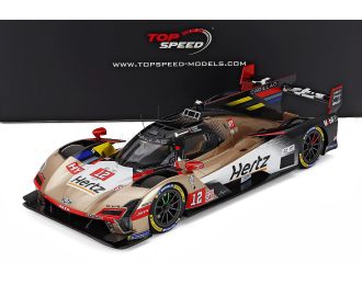CADILLAC V-series R 5.5l V8 Team Hertz Jota №12 4th 24h Le Mans (2025) Alex Lynn - Norman Nato - Will Stevens, Gold White Black