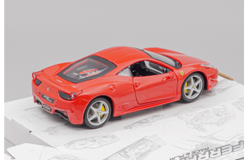 FERRARI 458 Italia 8c (2009), red