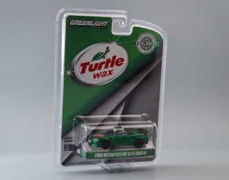 NISSAN Skyline GT-R (R34) "Turtle Wax" 2000 TwoTone Green (Greenlight!)