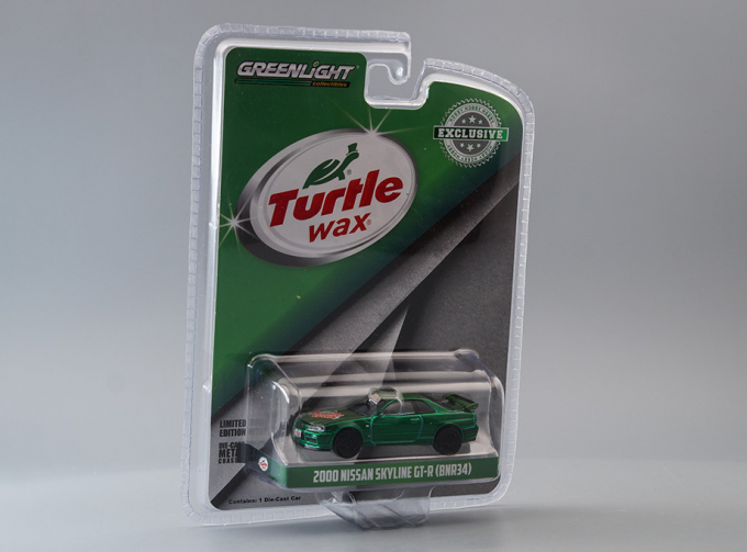 NISSAN Skyline GT-R (R34) "Turtle Wax" 2000 TwoTone Green (Greenlight!)