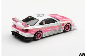 NISSAN Silvia (S15) LB-Super Silhouette Amoculture (2026), white/pink