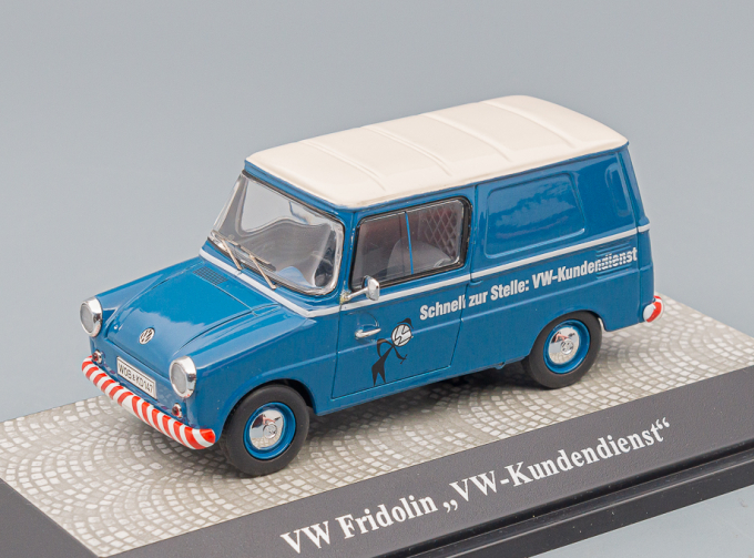 VOLKSWAGEN T147 Fridolin Van - Volkswagen Service, blue / beige