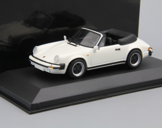 PORSCHE 911 Carrera Cabriolet (1983), white 