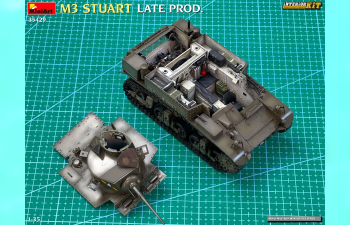 Сборная модель M3 Stuart - Military - Wwii 1945