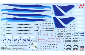 Сборная модель Boeing 737-500 Super Dolphin