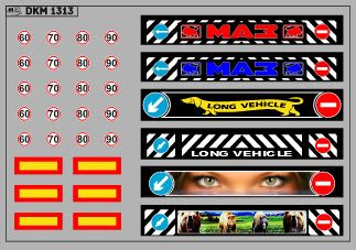 Декаль Брызговик для гузовиков и прицепов вариант 4