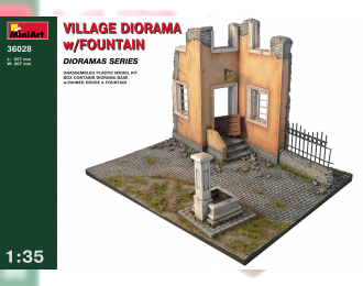 Сборная модель Наборы для диорам VILLAGE DIORAMA w/FOUNTAIN