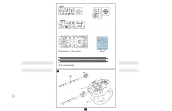 Сборная модель Т-72B with ERA main battle tank