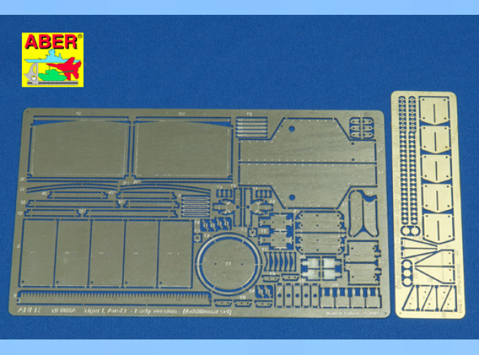 Фототравление для Tiger I, Ausf.E - Early version - Additional set