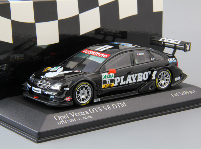 OPEL Vectra GTS V8 DTM Team OPC L. Aiello #11 (2005), black