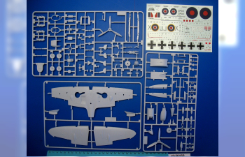 Сборные модели Messerschmitt Bf109E+Supermarine Spitfire Mk.Vb (в комплекте краска, кисти и клей)