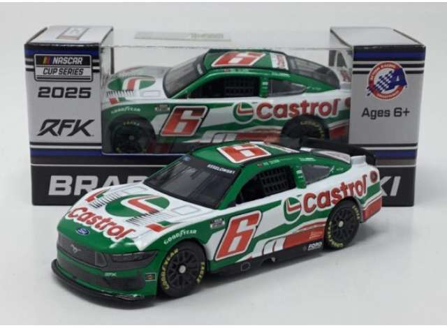 Ford Mustang #6 Brad Keselowski *Castrol*, white/green/red 2025