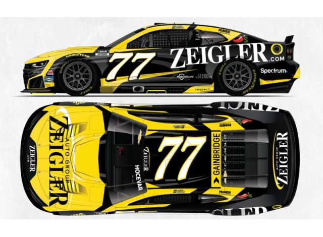 Chevrolet #77 Carson Hocevar *Zeigler Auto Group*, black/yellow 2026
