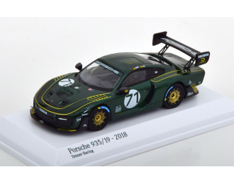 PORSCHE 935/19 (2018), green metallic golden