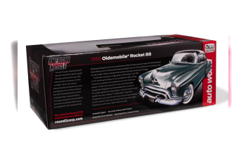 OLDSMOBILE 88 Rocket 88 (1950), Alder Green Metallic Black Enamal (зеленый с черным)