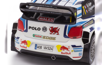 VOLKSWAGEN Polo R WRC S.Ogier/J.Ingrassia #1 синий с белым и красным