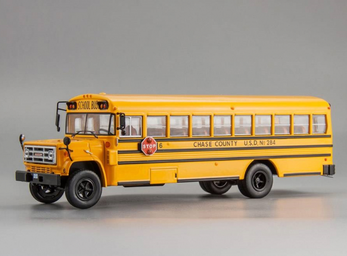 GMC 6000 School Bus (1990), yellow