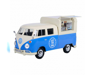 Volkswagen Type 2 (T1) Delivery Van Food Truck, blue
