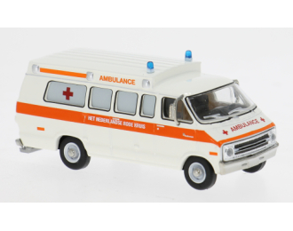 Dodge B 200 Ambulance, 1975, Nederlandse Rode Kruis