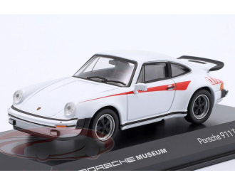PORSCHE 911 Turbo 3.0 (1975), white / red / black Tires