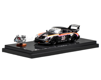 PORSCHE 911 964 RWB Rauh Welt №10 Racing With Engine (1994), black