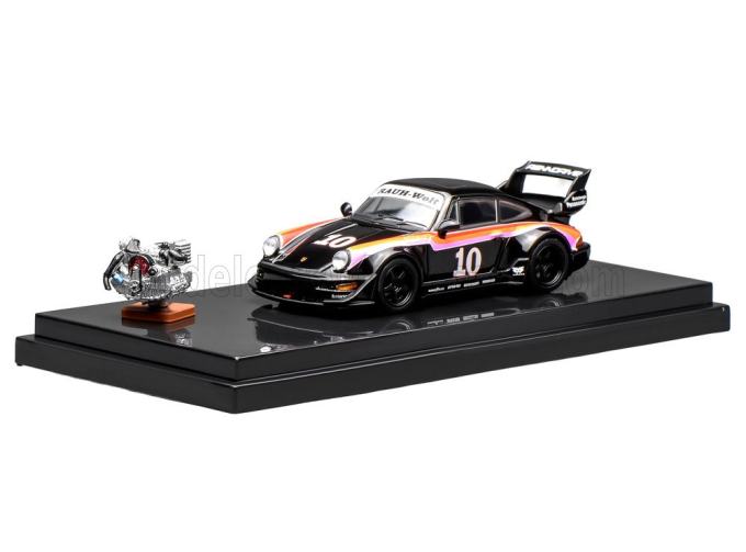 PORSCHE 911 964 RWB Rauh Welt №10 Racing With Engine (1994), black