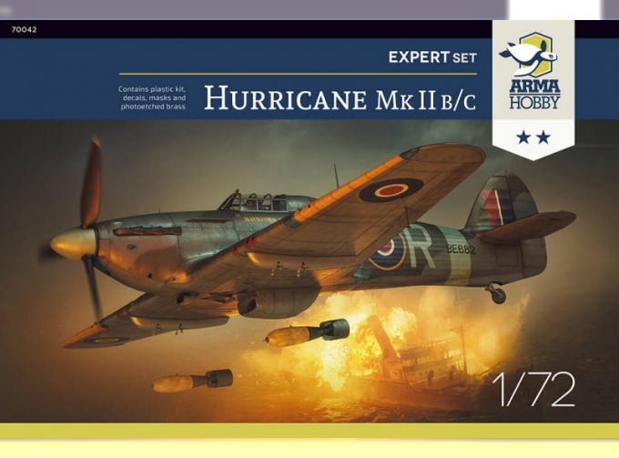 Сборная модель Hurricane Mk II b / c Экспертный набор