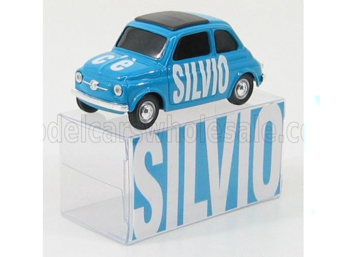 FIAT 500 Election-day 2008 - Aprile 2008 - Silvio, Light Blue