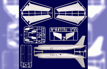 Сборная модель Самолет Boeing 720 Starship One