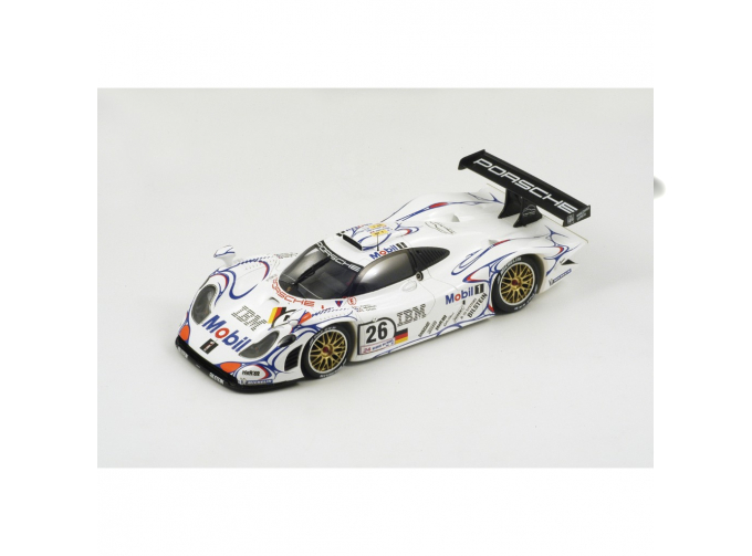 PORSCHE 911 GT1 No.26 Победитель LM A.McNish - L.Aiello - S.Ortelli (1998), white