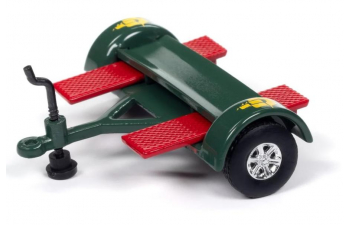 FORD F-150 Pick-up с прицепом (1993), зеленый