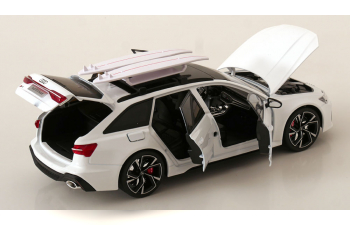 AUDI RS6 Avant (2020), white metallic