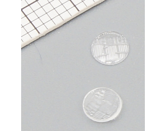 Комплект линз для фар (с рифлением, обновленные) ФГ140-3711201 (4 мм), 2 шт