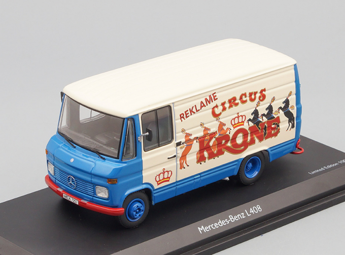 MERCEDES-BENZ L408 Circus Krone (1968), blue / beige