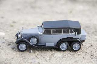 Сборная модель WWII G4 (1935) с тентом (сборка без клея)