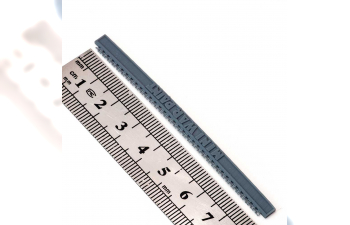 Цепь с угловатым звеном 1.5х2.0мм, толщиной 0,2мм, размер S