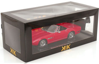 MASERATI Ghibli Spider Cabriolet Open (1970) - Spoked Rims - Cerchio A Raggio, Red