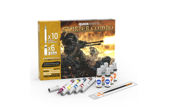 Набор Starter Combo - Маркеры Quick Marker + краски 3gen + кисть