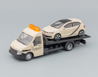 MERCEDES-BENZ Sprinter Soccorso Stradale With Volkswagen Polo Gti 1.4 Tsi (2010) - Carro Attrezzi - Wrecker Road Service, White