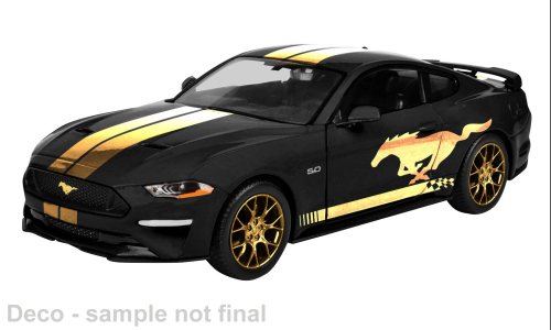 FORD Mustang GT (2018), black/gold